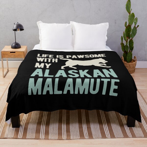 Item preview, Funny Alaskan Malamute Dog designed and sold by artworkbyrihen.