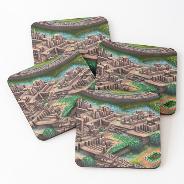 Item preview, Aztec City 2, Ai Generated Art  designed and sold by ACC .