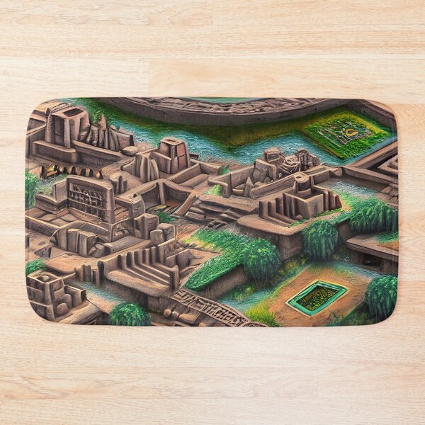 Item preview, Aztec City 2, Ai Generated Art  designed and sold by ACC .