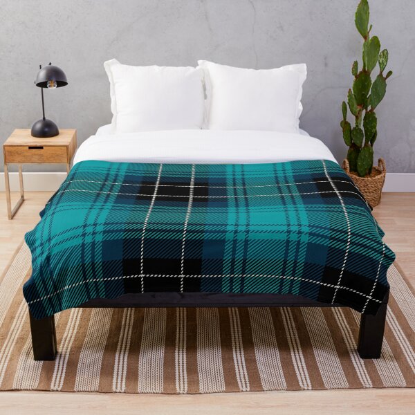 Item preview, Steel Blue and Black Scottish Clan Plaid Tartan | Check | Checked | Checkered  designed and sold by PatternMama.