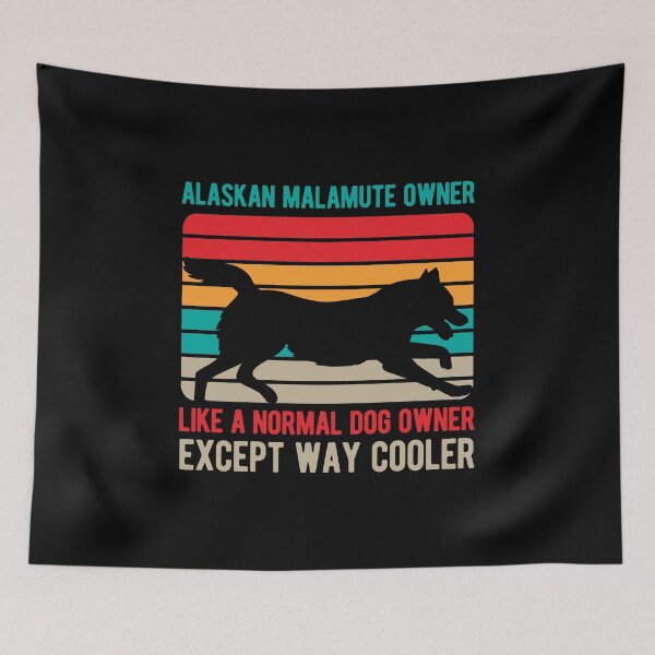 Item preview, Funny Alaskan Malamute Dog designed and sold by artworkbyrihen.