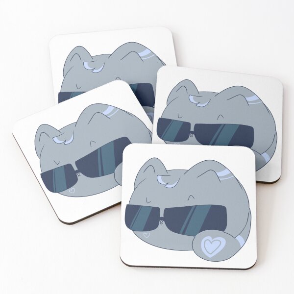 Item preview, Funny cat face with funky glasses designed and sold by DarkWedge.