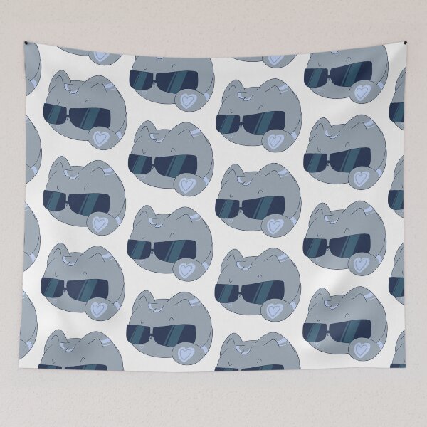 Item preview, Funny cat face with funky glasses designed and sold by DarkWedge.