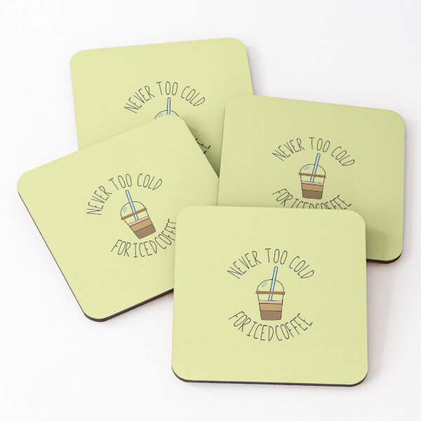Item preview, Never Too Cold For Iced Coffee designed and sold by Moeez Javed.