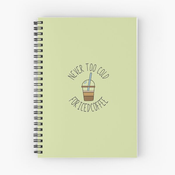 Item preview, Never Too Cold For Iced Coffee designed and sold by Moeez Javed.