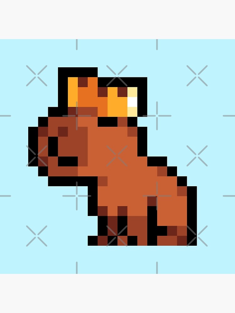 I made a little animated Avatar of my capybara for - Super Happy Pixel  Dungeon