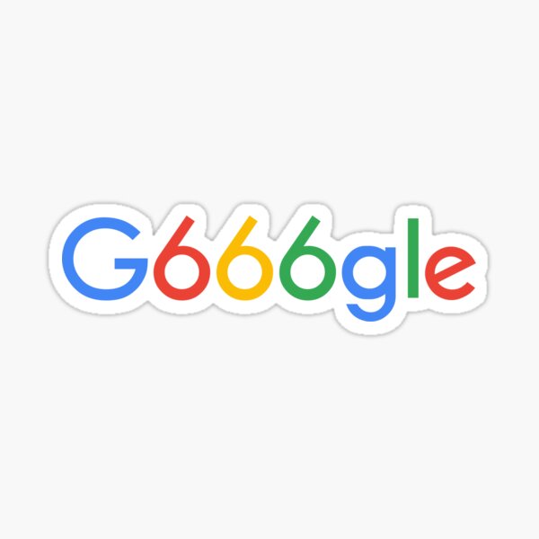 Artikel-Vorschau von G666gle Suchmaschine des Biests, designt und verkauft von BarbwireCult.