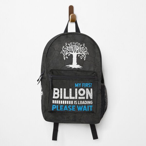 Item preview, My first billion is loading please wait for freelancers & hard work motivation designed and sold by TheLuckyShirts.