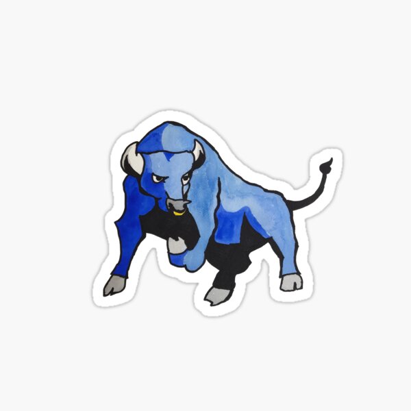 Item preview, Buffalo Bull Watercolor designed and sold by Designs By S&C.