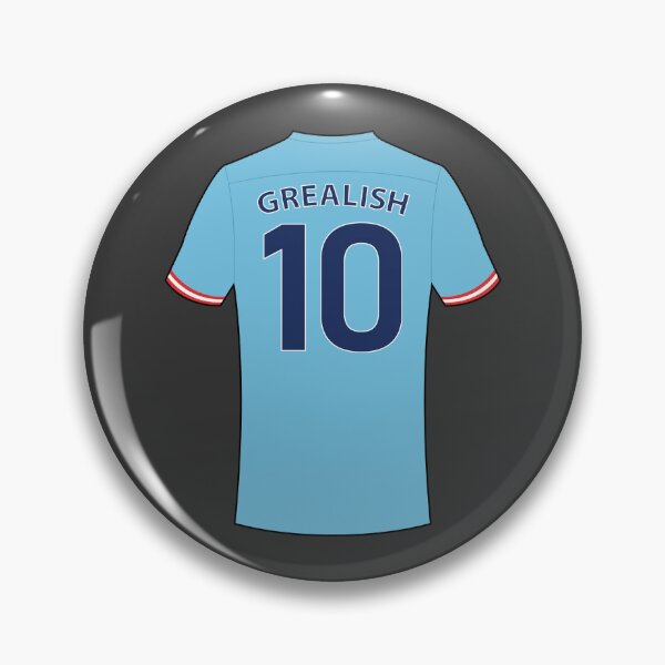 Item preview, Jack Grealish football jersey with number 10 designed and sold by Justtrendytees.