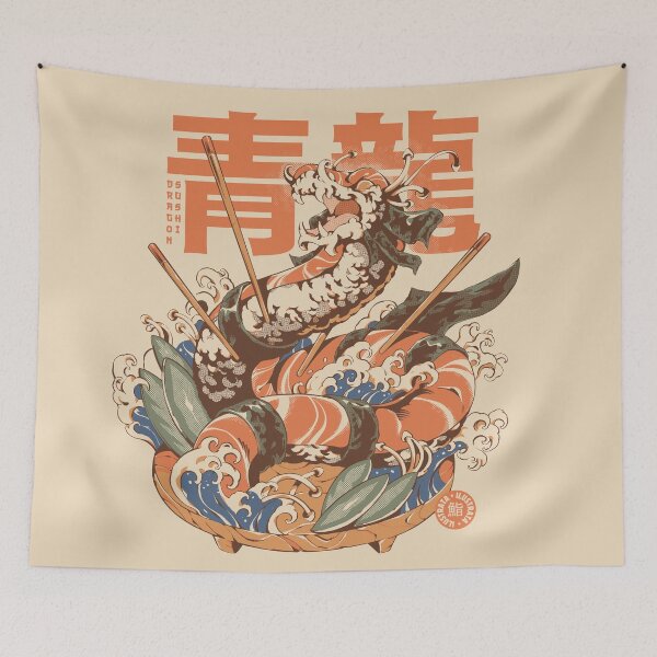 Item preview, Dragon Sushi designed and sold by Ilustrata®.