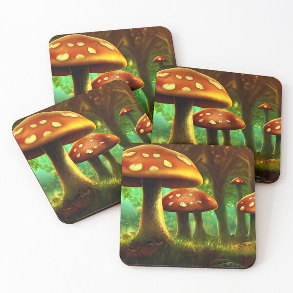 Item preview, Mushroom Forest Faience, Ai Generated Art  designed and sold by ACC .