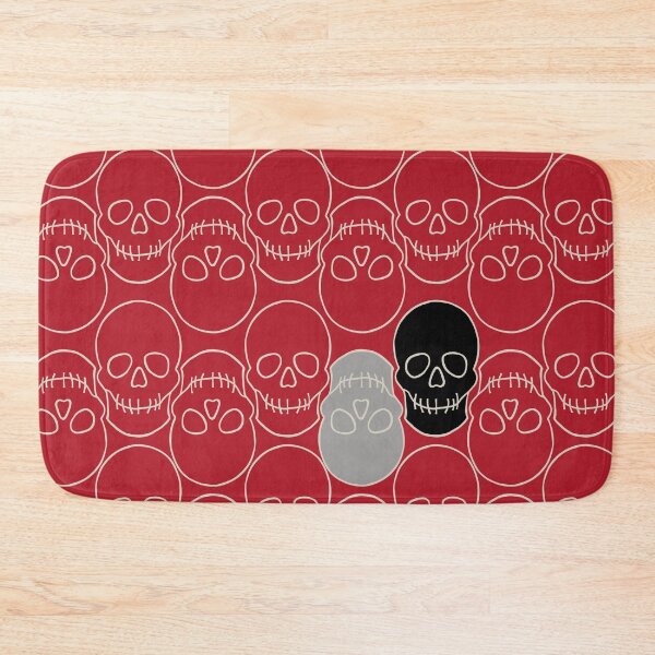 Item preview, Simply Spooky Collection - Skulls - Blood Red and Bone White designed and sold by LAEC-Shop.