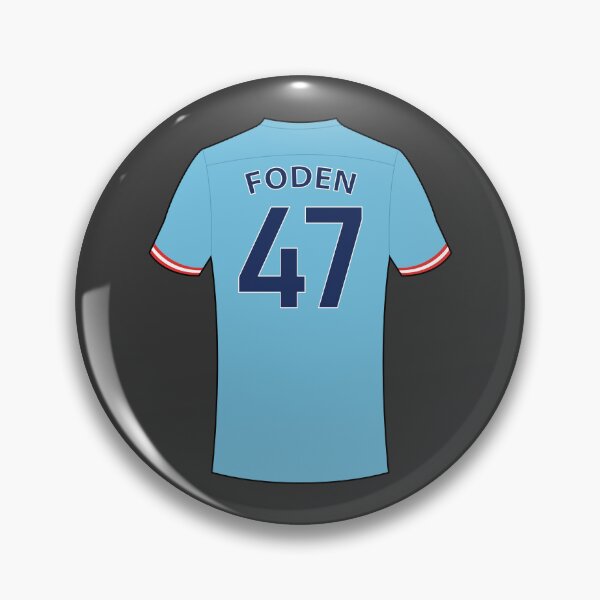 Item preview, Phil Foden football jersey with number 47 designed and sold by Justtrendytees.