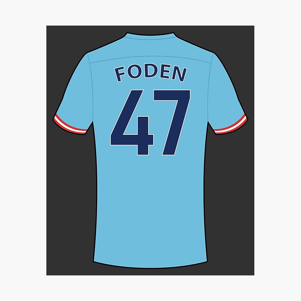 Why does Phil Foden wear the number 47 shirt for Man City?