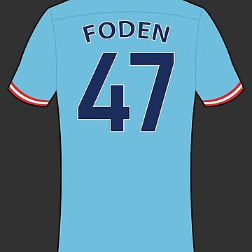 Phil Foden football jersey with number Sticker for Sale by Justtrendytees