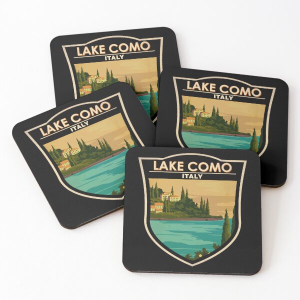 Item preview, Lake Como Italy Travel Badge designed and sold by KrisSidDesigns.
