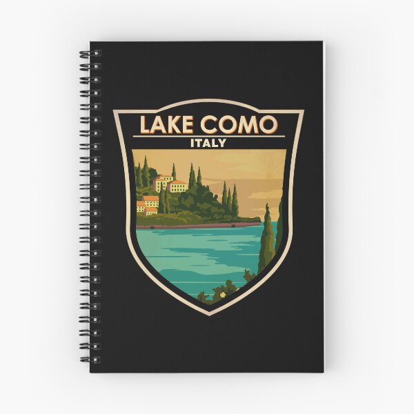 Item preview, Lake Como Italy Travel Badge designed and sold by KrisSidDesigns.