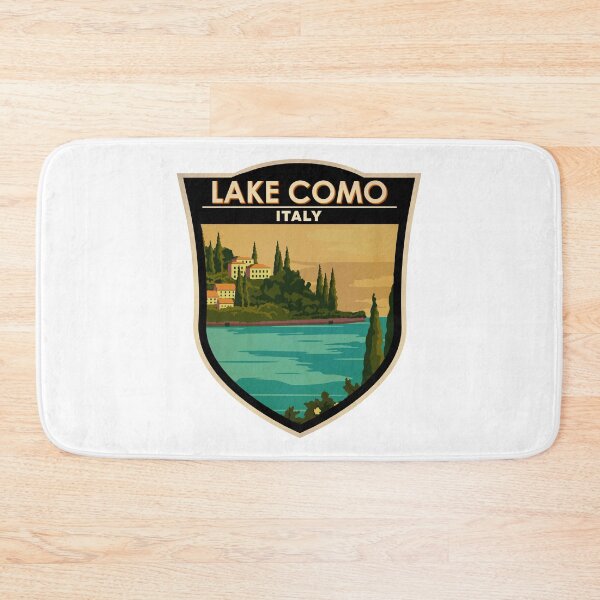 Item preview, Lake Como Italy Travel Badge designed and sold by KrisSidDesigns.