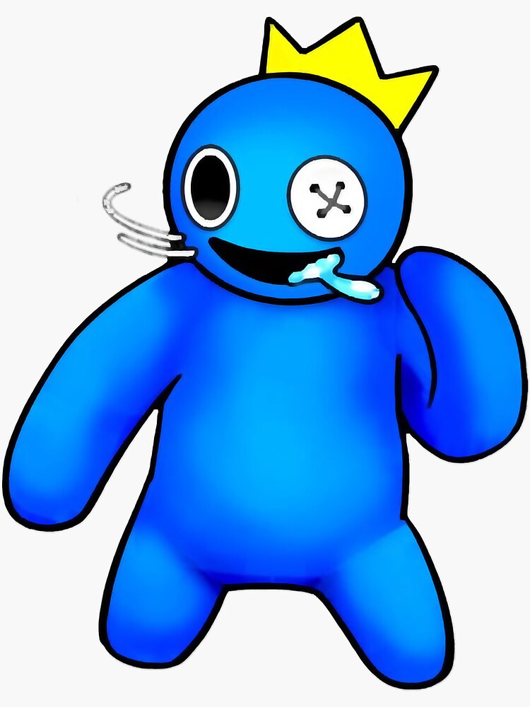 "rainbow friends game Kids" Sticker for Sale by Memingful Redbubble