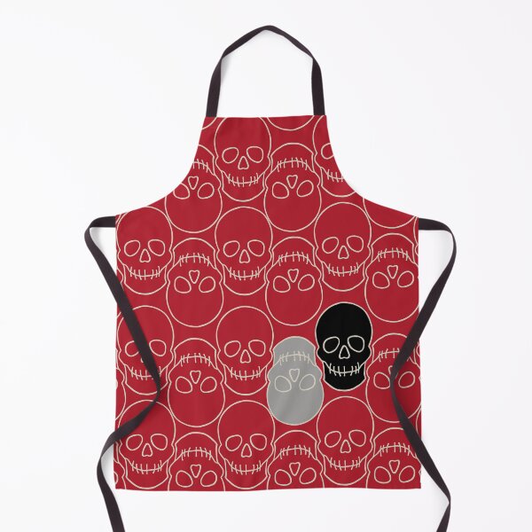 Item preview, Simply Spooky Collection - Skulls - Blood Red and Bone White designed and sold by LAEC-Shop.