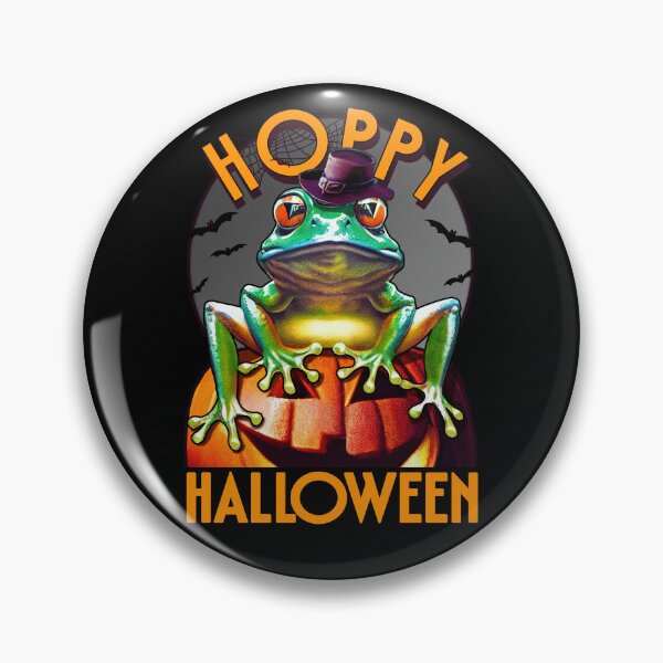 Item preview, Hoppy Halloween - Frog on a Pumpkin designed and sold by moorzyart.