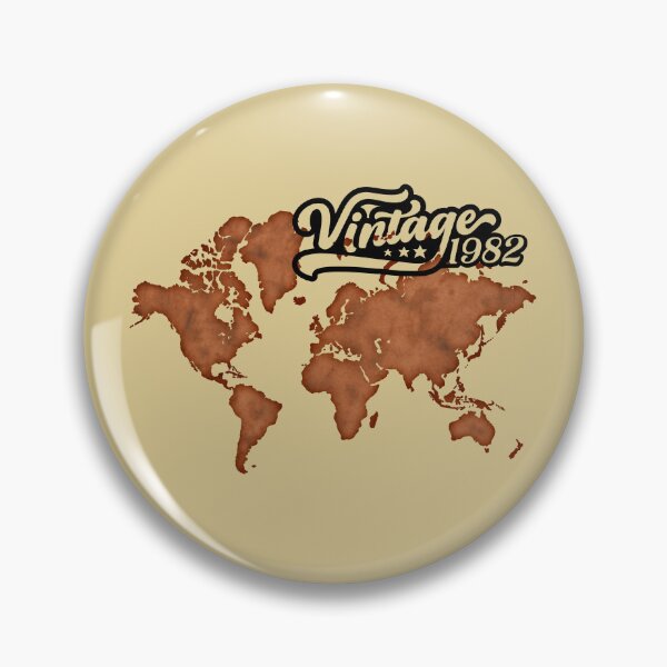 Item preview, Vintage Map World In 1982 designed and sold by ArtOfStars.