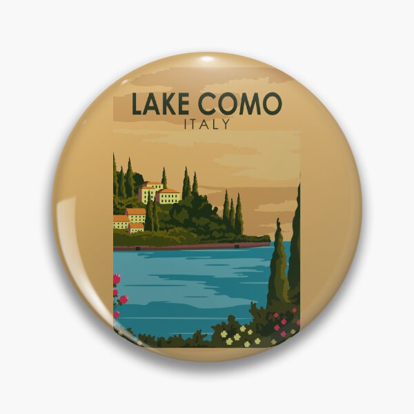 Item preview, Lake Como Italy Vintage designed and sold by KrisSidDesigns.