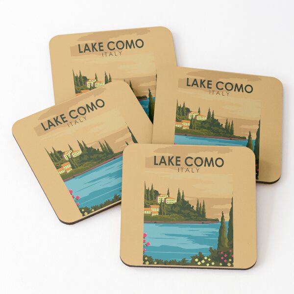 Item preview, Lake Como Italy Vintage designed and sold by KrisSidDesigns.