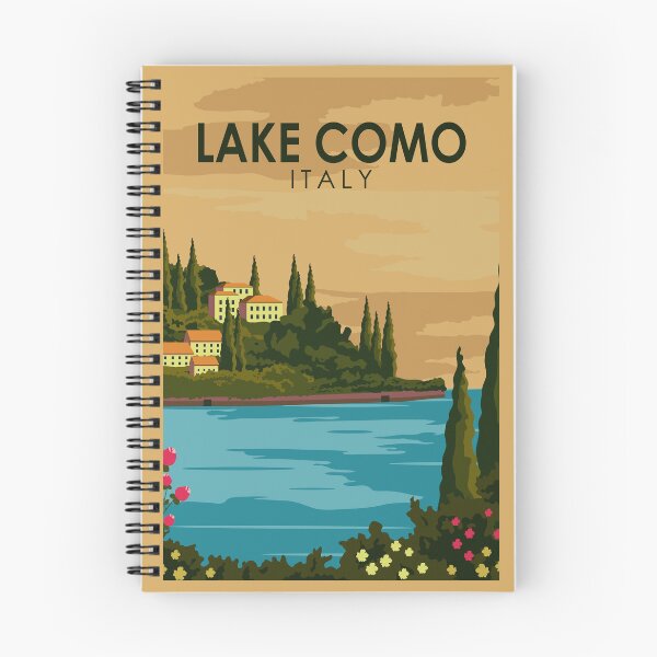 Item preview, Lake Como Italy Vintage designed and sold by KrisSidDesigns.