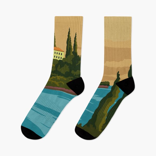 Item preview, Lake Como Italy Vintage designed and sold by KrisSidDesigns.