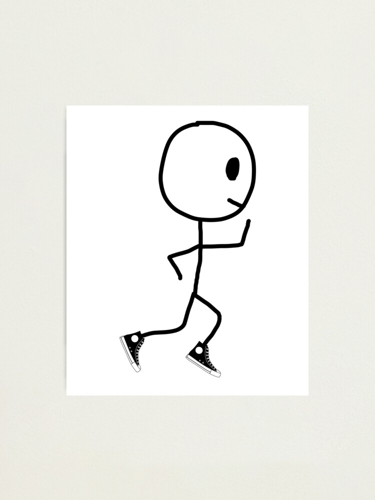 Stickman meme funny Photographic Print for Sale by StickyMann