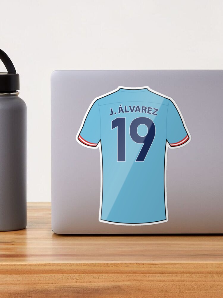 Julian Alvarez football jersey with number 19 Poster for Sale by  Justtrendytees