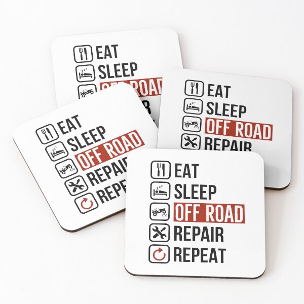 Item preview, Eat Sleep Off Road Repair Repeat designed and sold by FP-POD.