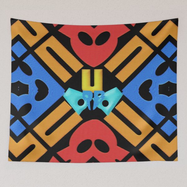 Item preview, ARUBA WORD GAME ABSTRACT PAINTING - ONE HAPPY ISLAND designed and sold by Ralek.