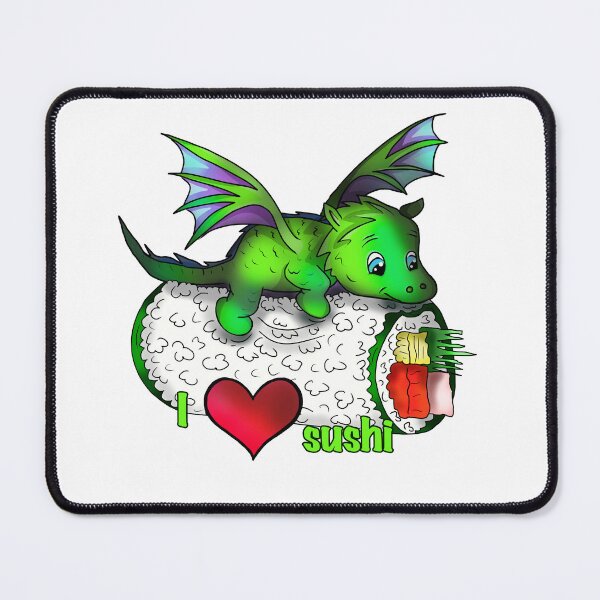 Item preview, animal sushi dragon roll designed and sold by CuisineCat.