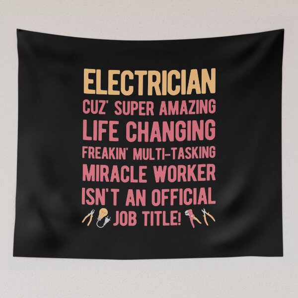 Item preview, Funny Electrician designed and sold by artworkbyrihen.