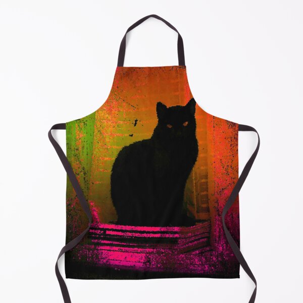 Item preview, Black Cat on a Pedestal designed and sold by TotallyRetroArt.