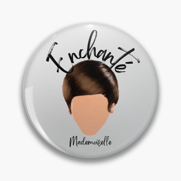 Item preview, Enchanté Mademoiselle (Nice to meet you) - Black Ink  designed and sold by theakrobats.