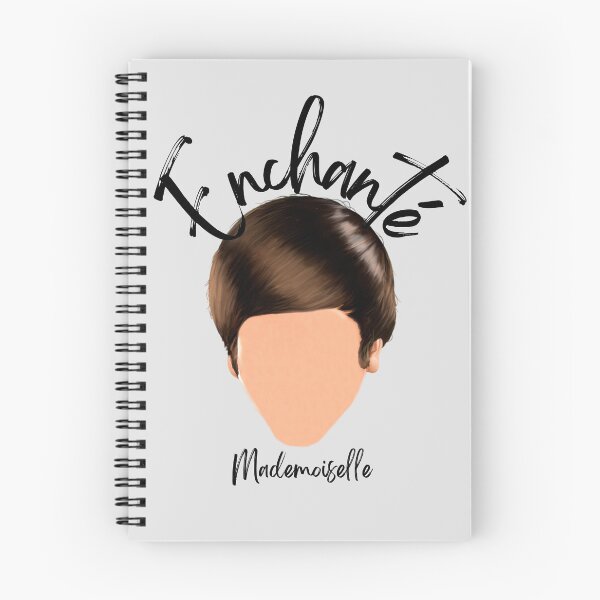 Item preview, Enchanté Mademoiselle (Nice to meet you) - Black Ink designed and sold by theakrobats.