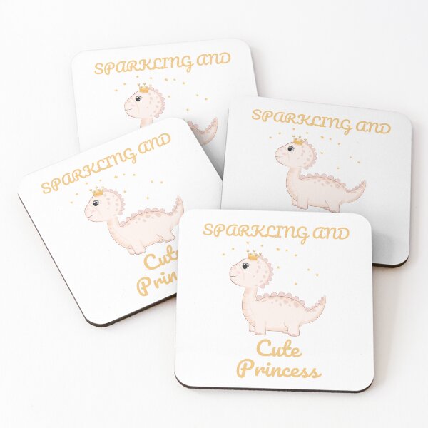 Item preview, Sparkling and cute princess dinosaur retro illustration  typography design designed and sold by Kamzzi.