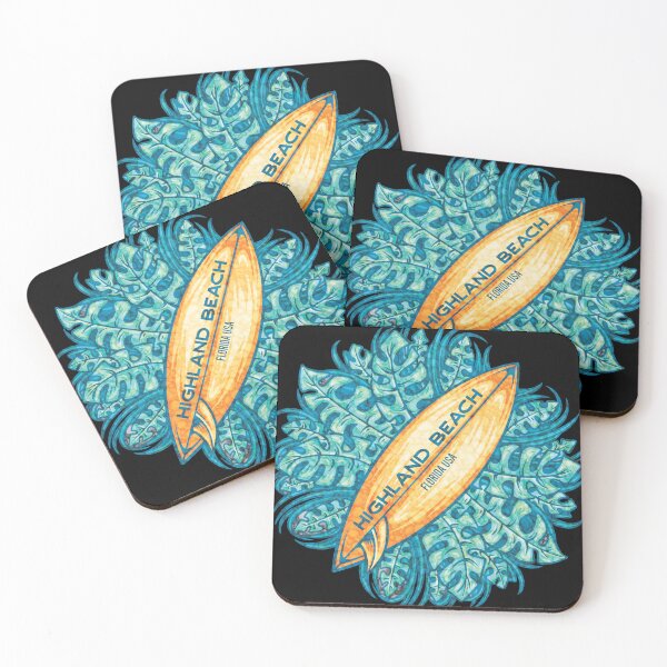 Item preview, Highland Beach Tropical Surboard designed and sold by LanikaiBeach.