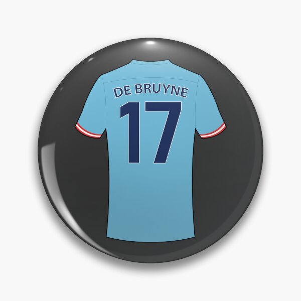 Item preview, Kevin De Bruyne football jersey with number 17 designed and sold by Justtrendytees.