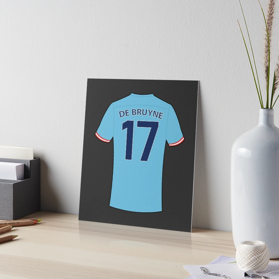 Kevin De Bruyne football jersey with number 17