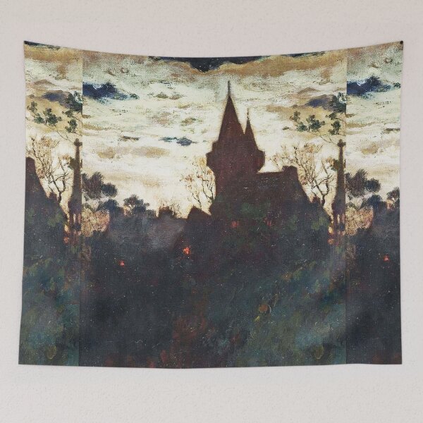 Item preview,  The Château du Hénant au clair de lune - Frederick Arthur Bridgman designed and sold by Vintage Designs +.