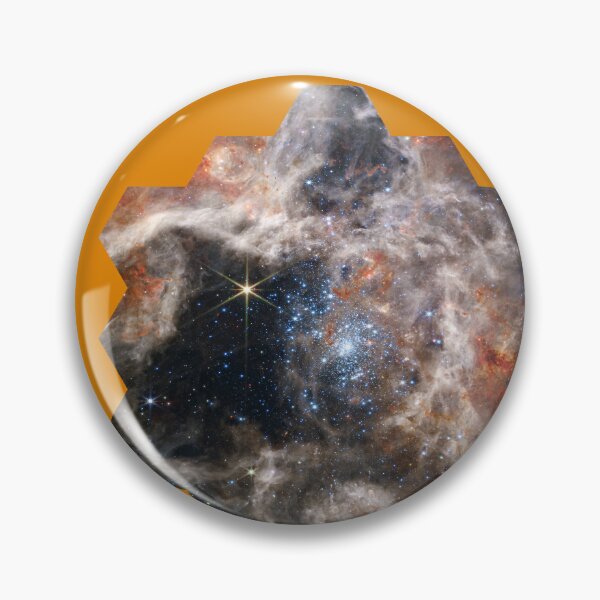 Item preview, Tarantula Nebula NIRCam Image  hexagonal shape James Webb Space Telescope designed and sold by Brasilia.