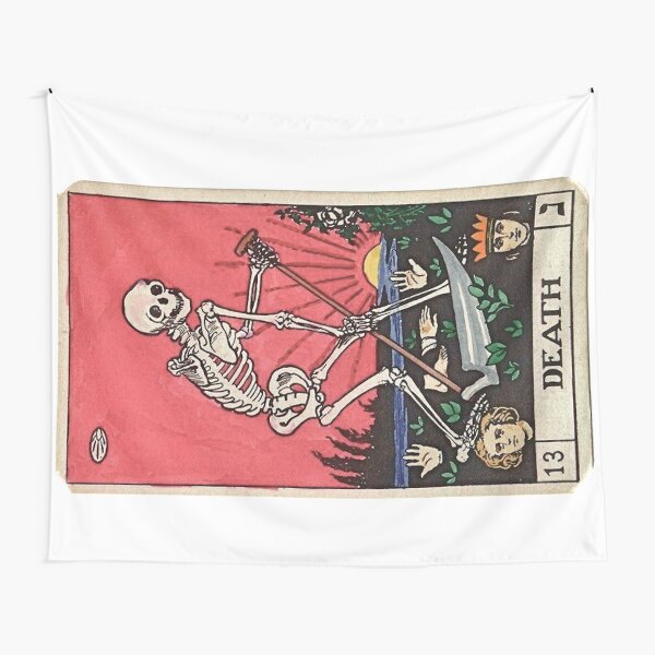 Tarot card death Tapestry