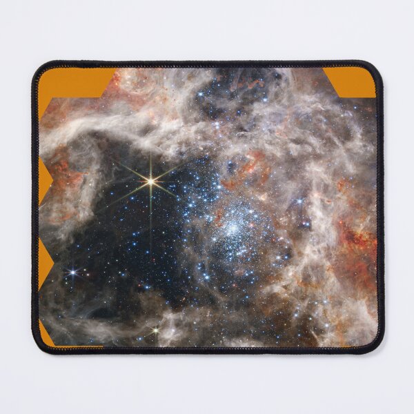 Item preview, Tarantula Nebula NIRCam Image hexagonal shape James Webb Space Telescope designed and sold by Brasilia.