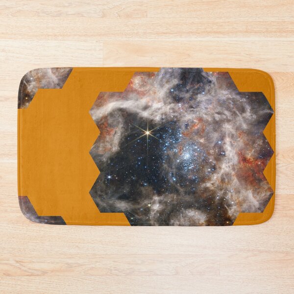 Item preview, Tarantula Nebula NIRCam Image  hexagonal shape James Webb Space Telescope designed and sold by Brasilia.