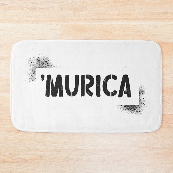 Item preview, Cool 'Murica Quote in Stencil Brush Font Black Color designed and sold by RiciPaneto.